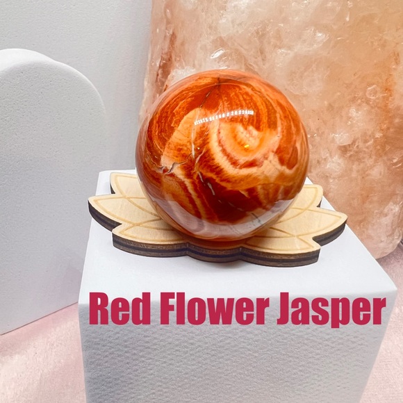Natural Jasper Agate Crystal Jade Sphere Massaging Ball Reiki Healing Gemstone - Picture 1 of 11